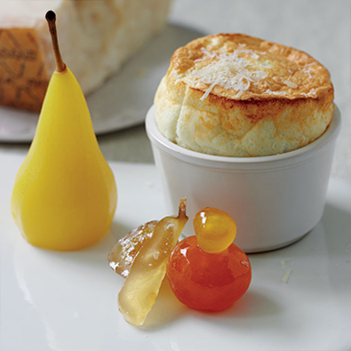 souffle with fruit mustard p