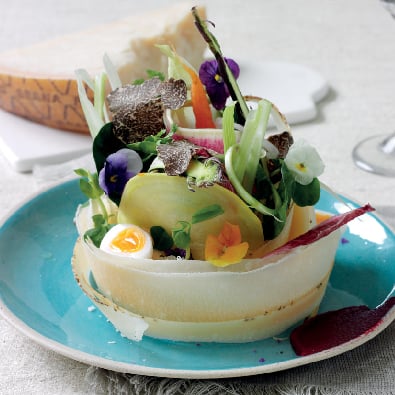 Sommerlicher Salat mit Grana Padano