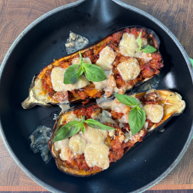 Berenjenas rellenas con Grana Padano DOP