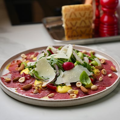 Beef carpaccio p
