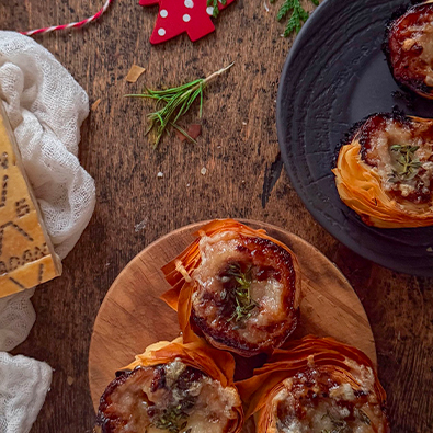 Crujiente de peras p