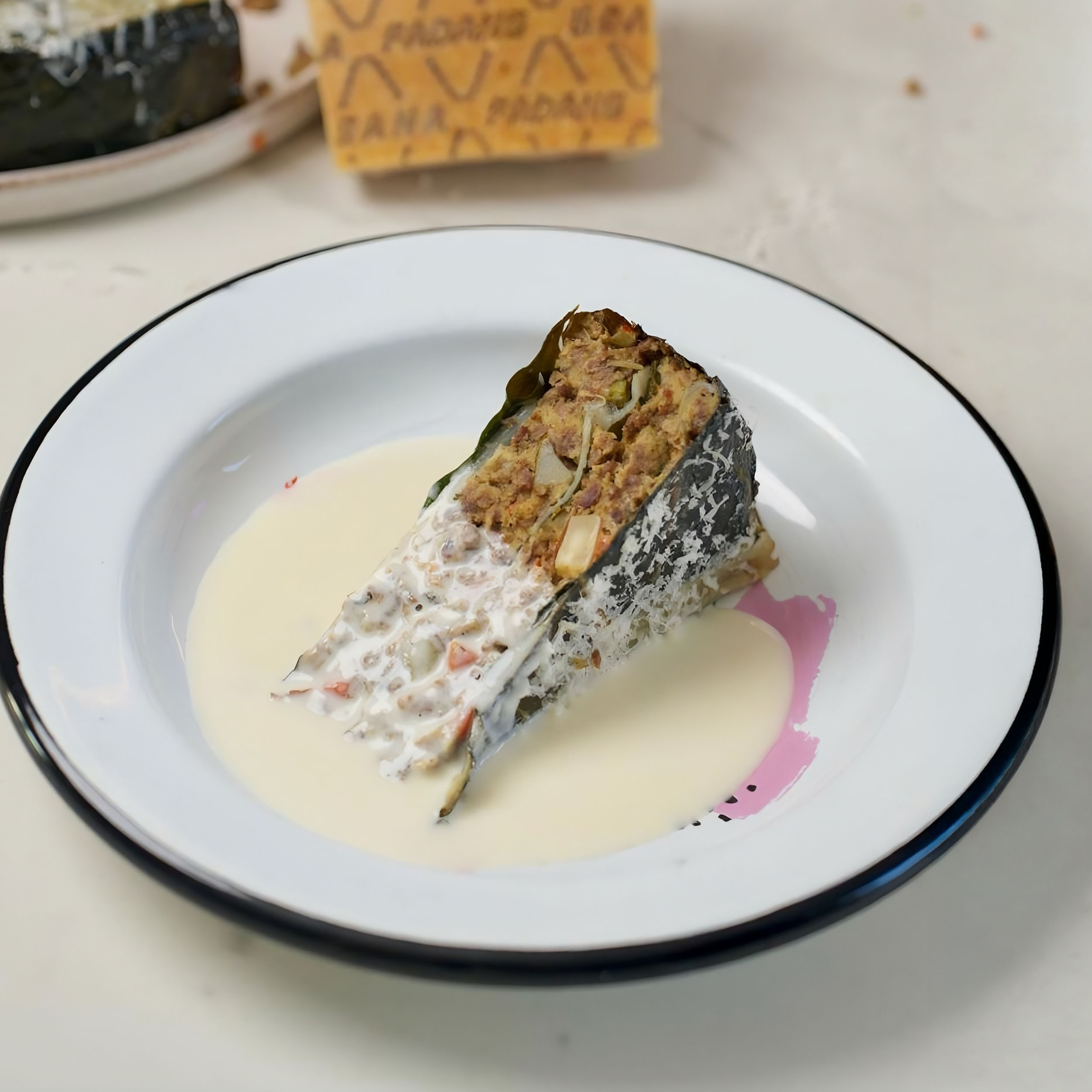 Swiss chard pie with Grana Padano and beef mince thumb