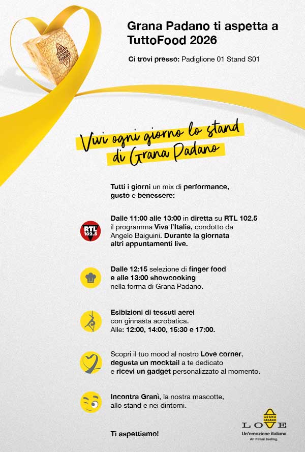 Tuttofood2026 - Programma Stand GP