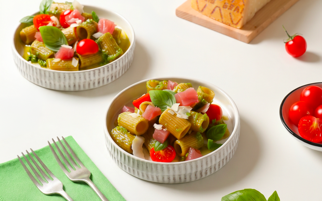 Pasta integrale alla carlofortina con Grana Padano DOP